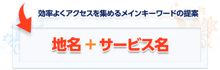 効率よくアクセスを集めるメインキーワードの提案