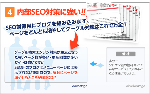4.内部SEO対策に強い！！