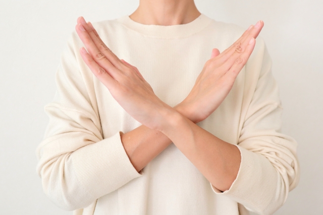 真似するだけではだめです